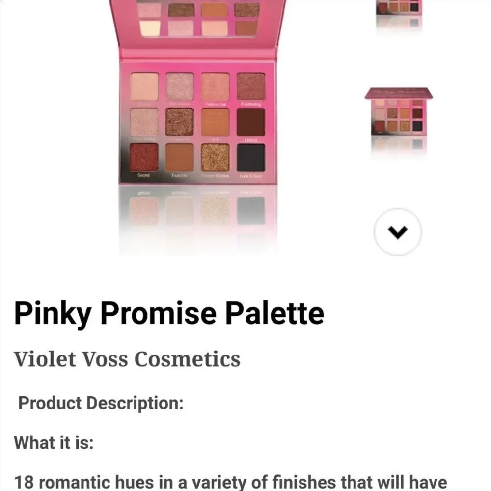 Pinkey Promise Violet Voss 12 colors new Ipsy bag